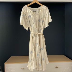 Innika Choo Hugh Jesmok Midi Linen Dress size 1